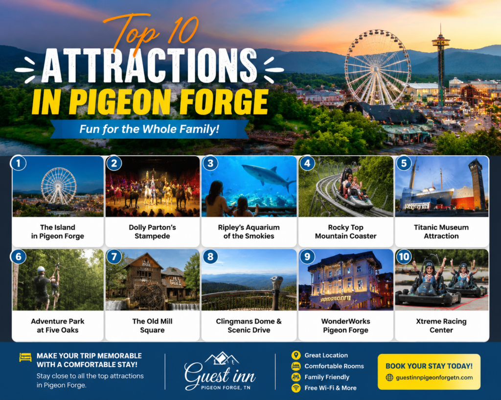 Attractions in Pigeon Forge